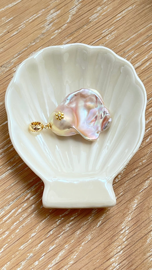 Large Pink BaroquePearl Pendant